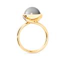 Tamara Comolli BOUTON Ring large Grauer Mondstein - Bild 2