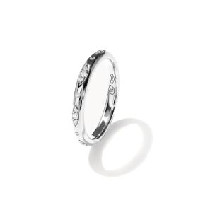 Weißgold, Ringe, Tamara Comolli GYPSY Bandring Pavé  'Classic'  R-Gyp-B-ClP-wg