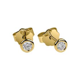 Gelbgold, Ohrringe, Diamond Concept by Natalie Diamant Ohrstecker 01118512