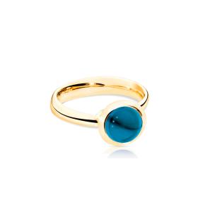 Gelbgold, Ringe, Tamara Comolli BOUTON Ring small London Topas R-BOU-s-ToLo-yg