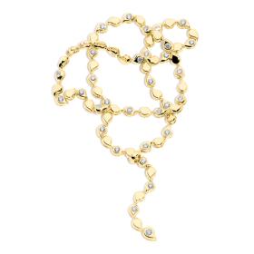 Gelbgold, Halsschmuck, Tamara Comolli SNOWFLAKES Rivière Classic Collier  C-SF-Riv-Cl-alt-yg