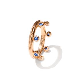 Roségold, Ringe, Tamara Comolli GYPSY Ring Crown Brilliant Cut 'Ocean'  R-Gyp-C-Br-Oce-rg