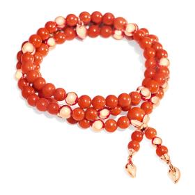 Roségold, Armschmuck, Tamara Comolli INDIA Armband medium Koralle B-IND-Cor-m-rg