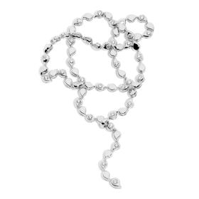 Weißgold, Halsschmuck, Tamara Comolli SNOWFLAKES Collier Rivière Classic alternating C-SF-Riv-Cl-alt-wg