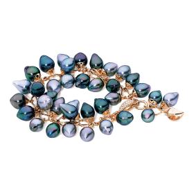 Roségold, Armschmuck, Tamara Comolli TAHITIAN GRAPES Armband Tahitiperlen B-GRP-Tah-rg