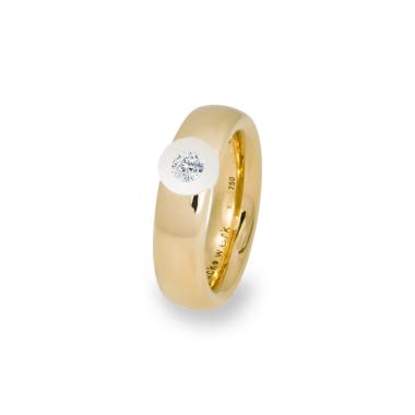 Ringe, Gelbgold, Schmuckwerk Glasklar Ring