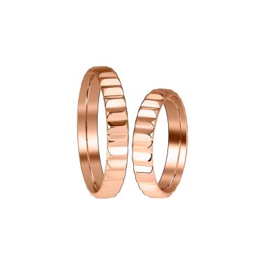 Ringe, Roségold, Zig Zag by Natalie Trauringe