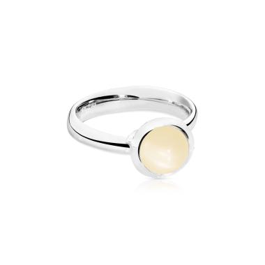 Ringe, Weißgold, Tamara Comolli BOUTON Ring Small