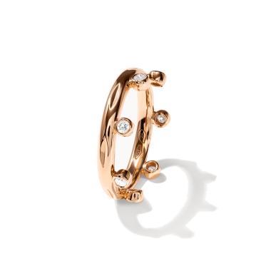 Ringe, Roségold, Tamara Comolli GYPSY Ring Crown Brilliant Cut Classic