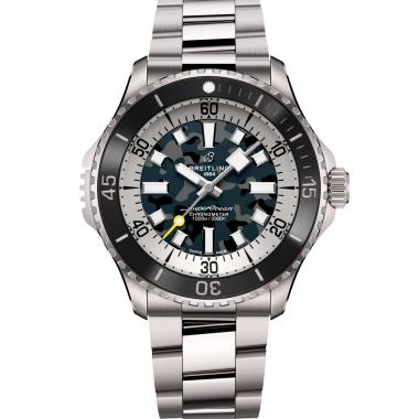 Herrenuhr, Automatik, Breitling Superocean Automatic 46 Super Diver