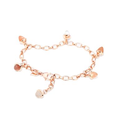 Armschmuck, Roségold, Tamara Comolli MIKADO Armband Charm Camel