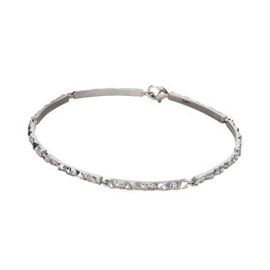 Armschmuck, Weißgold, Schmuckwerk Alpen Armband