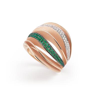 Ringe, Roségold, Annamaria Cammilli Velaa Color Ring