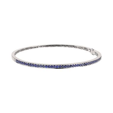 Armschmuck, Weißgold, Ruppenthal Armreif blaue Saphire