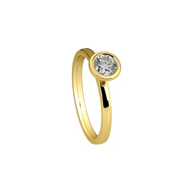 Ringe, Gelbgold, Diamond Concept by Natalie Solitärring