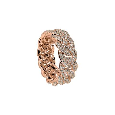 Ringe, Roségold, Ruppenthal Ring "Panzer"