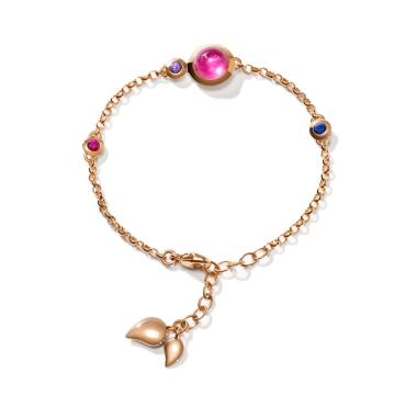 Armschmuck, Roségold, Tamara Comolli BOUTON Armband Mini Chain 'Wildberry' small/medium