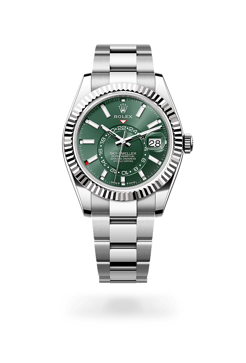 Rolex Sky-Dweller M336934-0001 Herrenuhr - Oyster, 42 mm, Edelstahl Oystersteel und Weißgold 